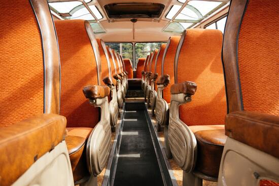 Tucson charter bus interior